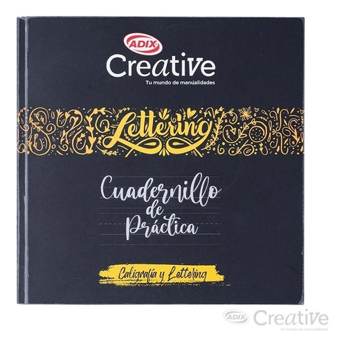 Cuadernillo De Práctica Lettering Y Caligrafía Creative Color Hoja blanca