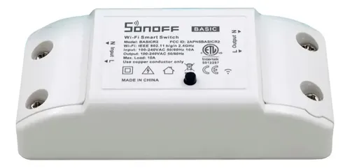 Interruptor Inteligente WiFi Sonoff Basic R2 10A Alexa Google