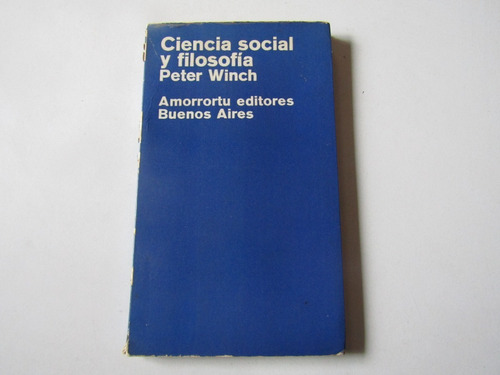 Ciencia Social Y Filosofia Peter Winch