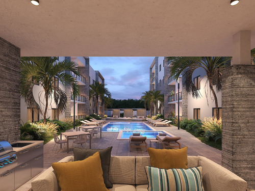 Apartamento De 2 Y 3 Habitaciones En Venta En Punta Cana, Con Piscina Y Ascensor