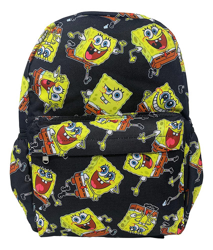 Mochila Escolar Porta Computadora 16 Pulgadas Bob Esponja