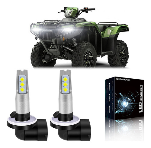 Focos Led Luz Alta Y Baja Para Honda Atv Trx250 34901 Hr3