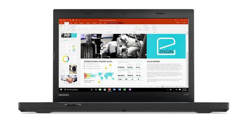 Laptop  Lenovo ThinkPad L470 negra 14", Intel Core i5 6300U  8GB de RAM 256GB SSD, Intel HD Graphics 520 1366x768px Windows 10 Pro