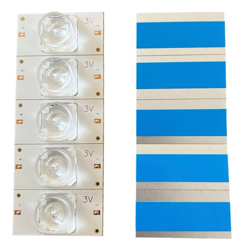 Leds Difusor Concavo Para Smart Tv 32 A 65 PuLG 3v 10 Pzs