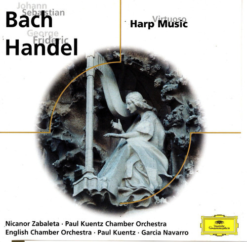 O Bach Handel Virtuoso Harp Music Cd Deutsche Ricewithduck