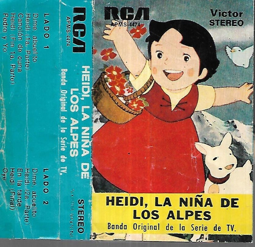 Heidi Album La Niña De Los Alpes Banda Sonora Rca Cassette