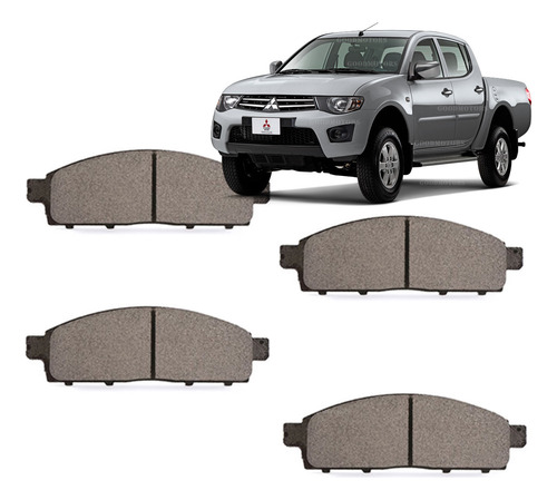 Kit Pastillas Freno Delanteras Mitsubishi L200 2.5 2009/2013