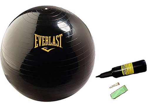 Everlast 60 Cm Balon / Pelota Suiza Yoga / Negro / 