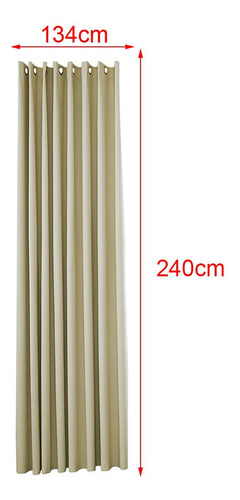 Cortinas Opacas Para Dormitorio-cortinas Aislantes Beige
