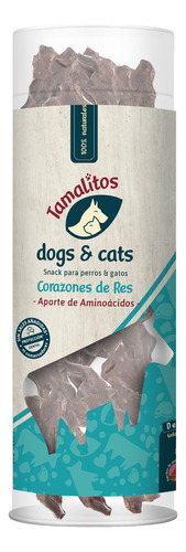 Snack Perros Y Gatos Corazones De Res 80g | Tamalitos Dog
