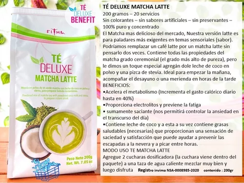 Té Deluxe Matcha Fitme - Acelera tu Metabolismo