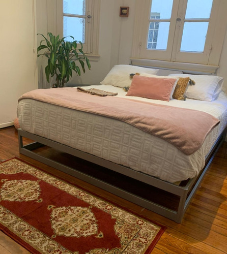 Imagen 5 de 6 de Cama Minimalista Tuxon Plataforma 160x200 Base Una Pieza