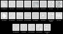 Comprar Stencils Eq Arte Grande 30 X 30cm - Modelos Varios