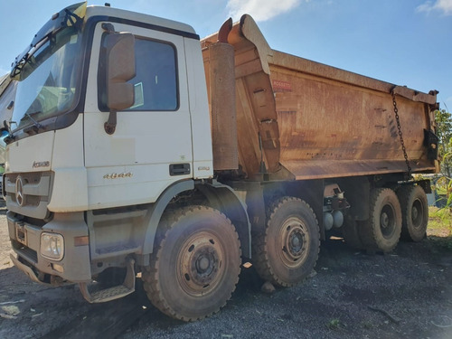 Imagem 2 de 15 de Mercedes-benz Actros 4844 8x4 Ano 2014 Caçamba Total 3