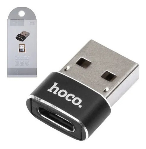 Adaptador Convertidor Otg Usb A Tipo C H Hoco Ua6