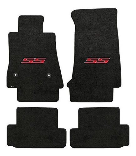 Tapete, Alfombra Para Aut Lloyd Mats Red Ss Logo Ebony Velou