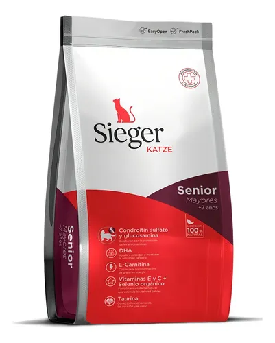 Sieger Gato Senior Premium Comida Seca 1kg