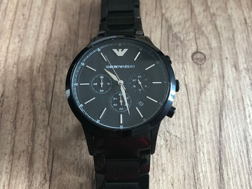 Relógio Empório Armani Ar2485 Cronógrafo (original Mesmo)