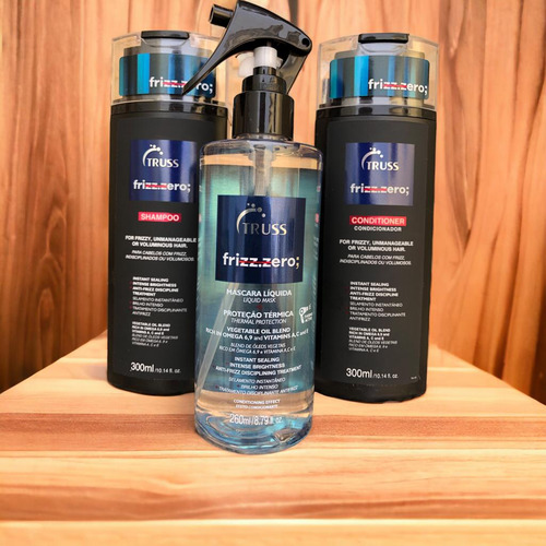 Frizz.zero Shampoo Condiciona 300ml + Frizz Zero 260ml Truss
