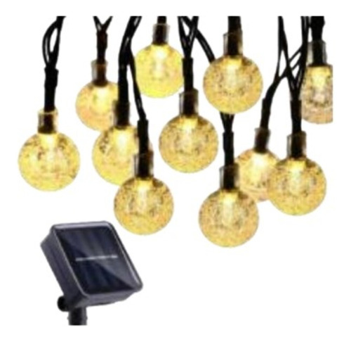 Guirnalda Led Solar 30 Luces 6m 8 Funciones Calida Gui_032