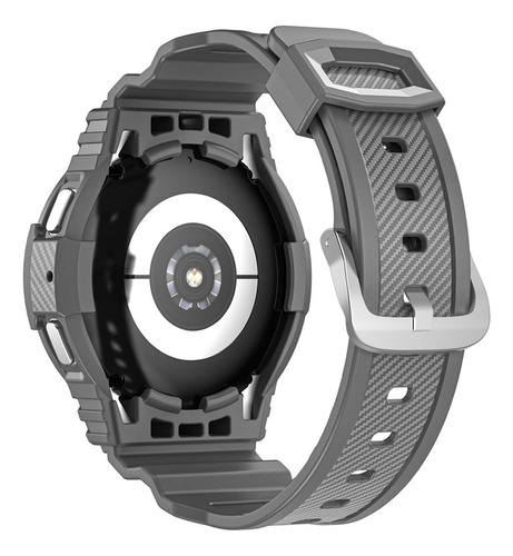 Pulseira Capa Armadura Compatível Samsung Galaxy Watch4 46mm Cor Cinza
