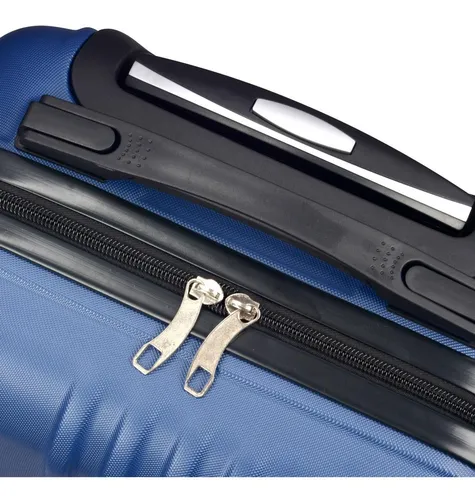 Maleta De Viaje Mediana Travel Elite Abs Sky 24 Pulgadas Color Azul