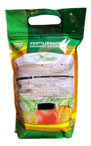 Guanito Fertilizante Orgánico 2 Kilos Gabba Grow Olivos