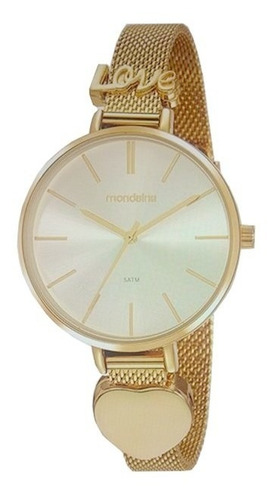 Relógio Mondaine Feminino Dourado 99422lpmkde1k1