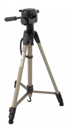 Imagem 1 de 6 de Tripé Para Camera Wt-3750 Alumínio 1.60m Hidraulica E Bolsa