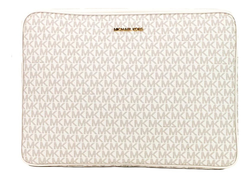 Michael Kors Funda Para Laptop De Regalo Signature Vanilla,.