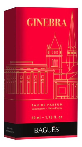 Eau De Parfum Ginebra 50ml Bagues Tini Fragancia Femenina 