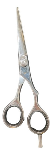 Tesoura De Cortar Cabelo Fio Navalha Prata 5,0 Cod 514