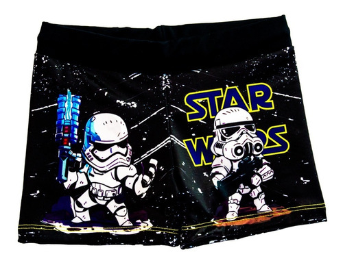 Traje De Baño Tipo Boxer Para Niños! Star Wars