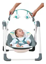 Comprar Mecedora Columpio Para Bebe Musical Automatica Infanti Color Verde Y Rosado Silla Mecedora Nido
