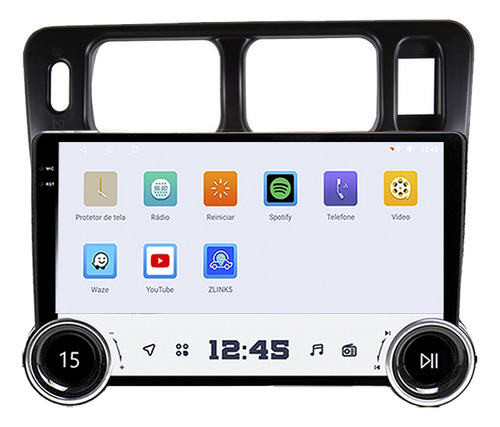 Kit Multimidia Tr4 02/14 10p Knob Android Auto Carplay 64gb