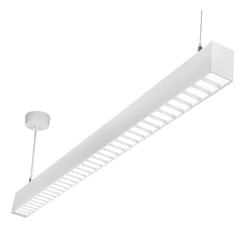 Lampara Colgante Led 40 W Moderna 120 Cm Luz Neutra Tl-1341 Color Blanco