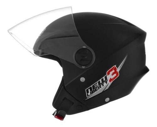 Capacete Moto Aberto Pro Tork New Liberty 3 Three Cores Cor Preto-fosco Tamanho do capacete 58