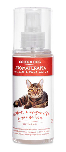 Aromaterapia Relajante Para Gatos 150 Ml., Golden Dog