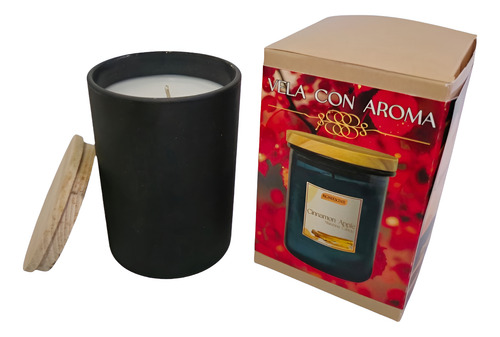 Vela Con Aroma A Manzana Canela