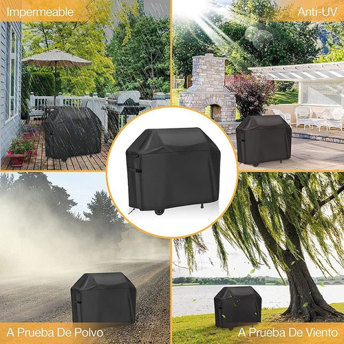 Cubierta Parrilla Asador Funda Barbacoa Impermeable 420d