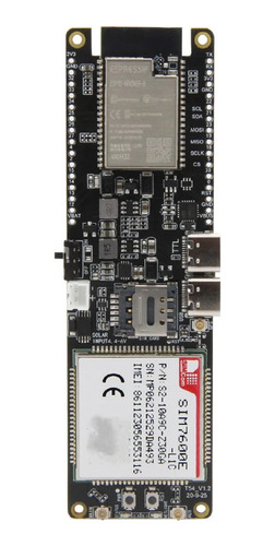 Lilygo® Ttgo Sim7600sa-h+esp32 Wrover(4g+wifi+bluetooth+gps)