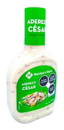 Aderezo Para Comida Sabor Cesar Member's Mark Botella De 710 Mililitros