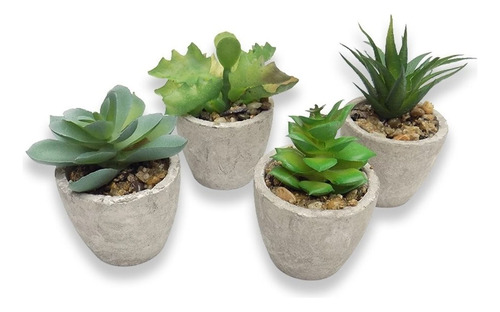 Planta Artificial Suculenta Decorativa D12cm Surtido