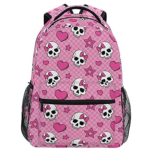 Mnsruu Estudiante Escuela De Viajes Mochila Pink W7390