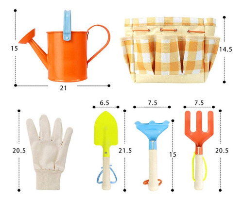 Juego De Herramientas De Jardinería Para Niños, Todo En Uno