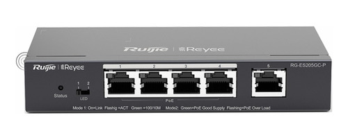 Switch Poe Administrable 4 Puertos A Gigabit + 1 Pto De 1gb