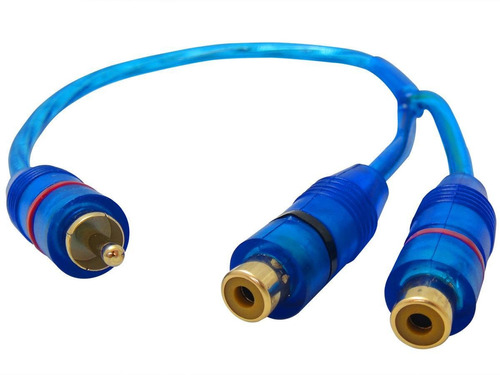 Imagen 1 de 5 de Cable Rca Derivador Y 2 Hembra 1 Macho Audio Potencias