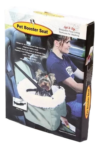 Bolso Transportador Mascotas Para Vehiculo Auto Perro Gato