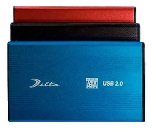 Case Delta Disco Sata 2.5'' Puerto Usb 2.0 Colores + Estuche