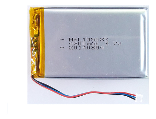Bateria Lipo Hipercell  4,2 V 4800mah  8x1x5 Cm 